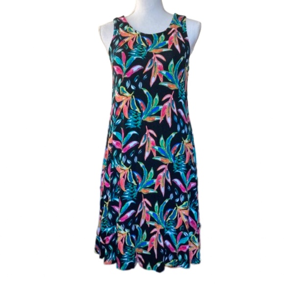 C&C California Floral A-Line Dress - Picture 1 of 11